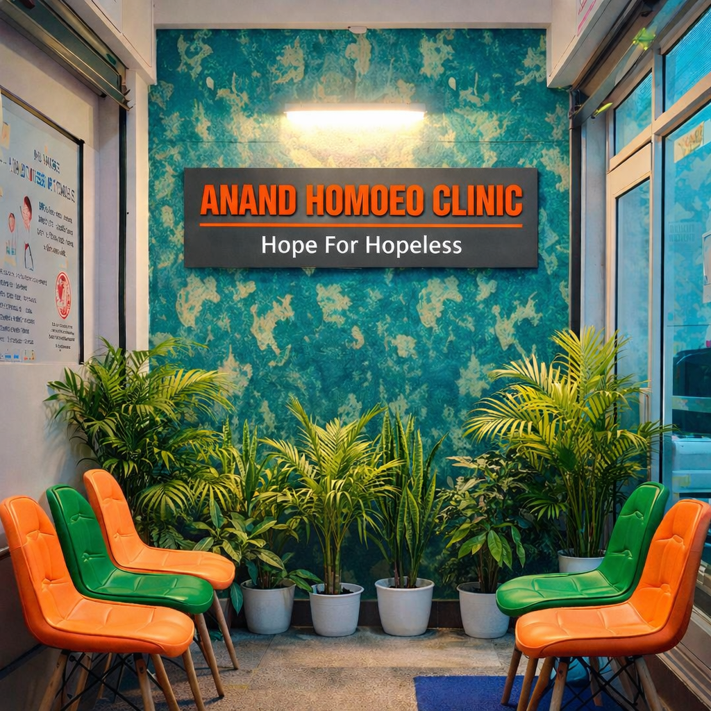 Anand Homoeo Clinic waiting area